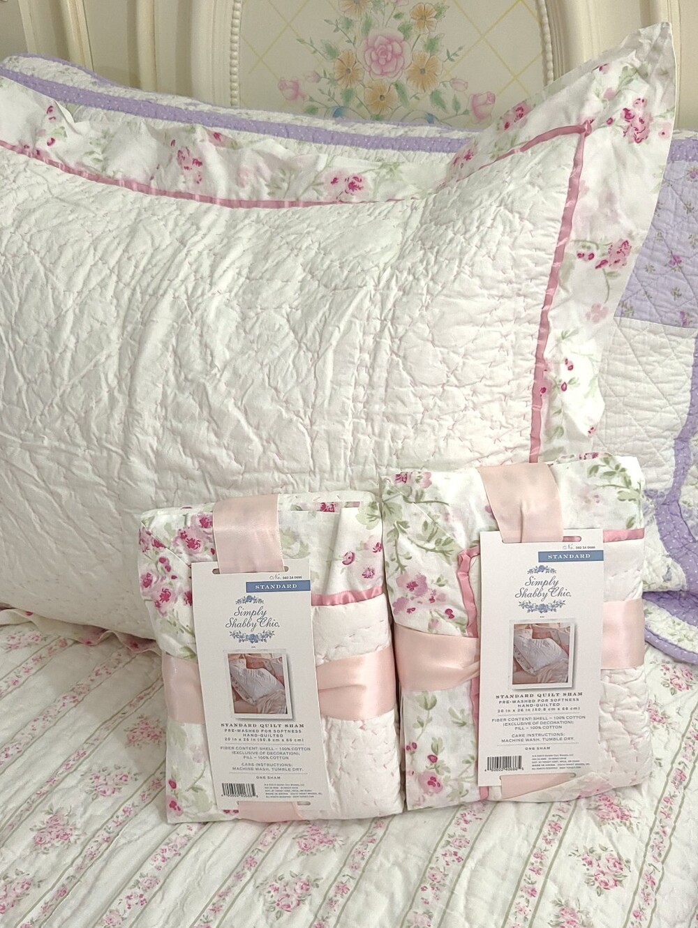 NEW Simply Shabby Chic Rachel Ashwell Pillow Sham Set